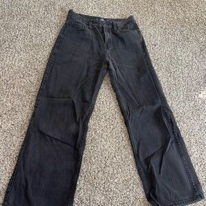 Hollister ultra high rise vintage baggy Black Jeans